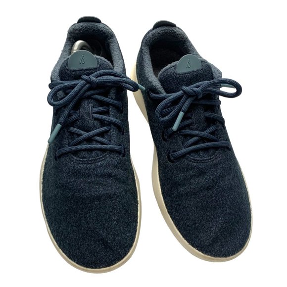 ALLBIRDS Mizzle Dark Blue New Zealand Merino Wool Runners - Picture 9 of 12